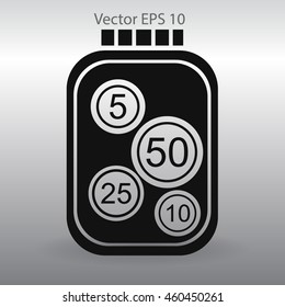 stable bank with a slight change vector illustration