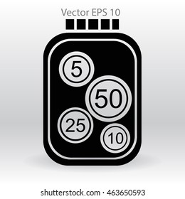 stable bank with a slight change vector illustration