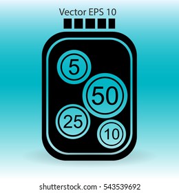 stable bank with a slight change vector illustration