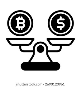 Icono de moneda estable Ilustración vectorial mixta