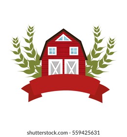 stable farm building icon