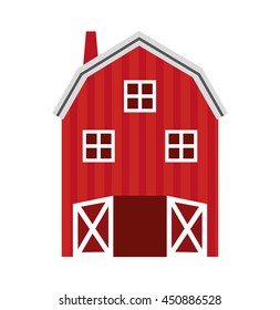 stable farm isolated icon design, vector illustration  graphic 
