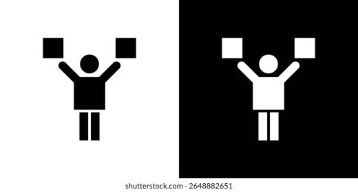 Stable icon of a flat style vector