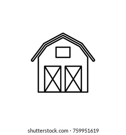 Stable line icon on white background
