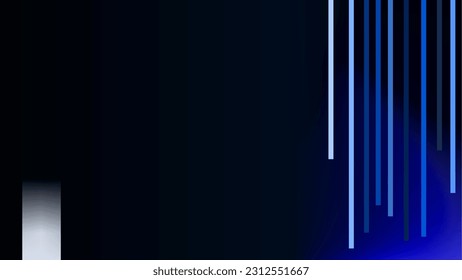 Líneas estables cuadrículas azul oscuro en fondo abstracto de gradiente nocturno