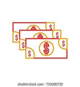 stack banknote cash money currency dollar