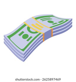 Pilha de notas dinheiro dólares americanos riqueza dinheiro financiamento pagamento de moeda