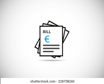 Stack Of Bills Euro