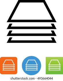 Stack of Blank Paper Icon