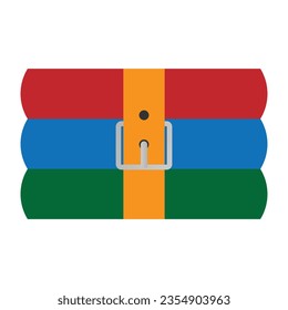 Stack Of Book With Belt