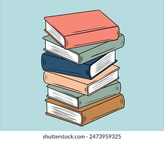 stack of book with good quality with good color