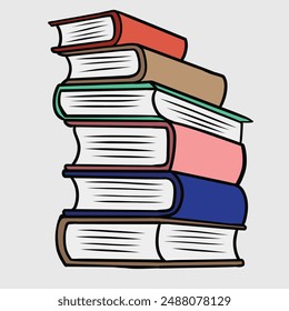 stack of book with good quality with good color