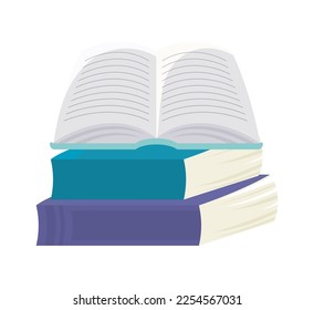 pila de libros, icono del día del libro