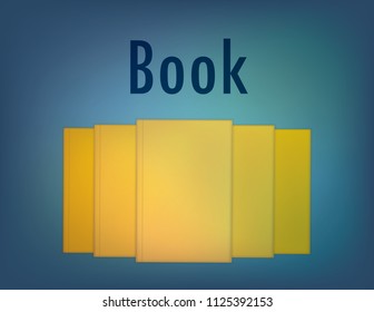 Stack of books, eps 10