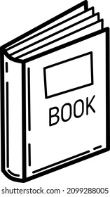 Icono de pila de libros en caricatura
