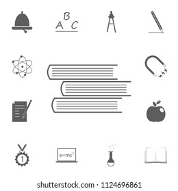 stack of books icon. Detailed set of Education icons. Premium quality graphic design sign. One of the collection icons for websites, web design, mobile app on white background