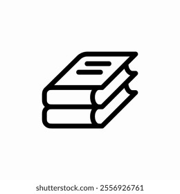 stack of books icon sign vector