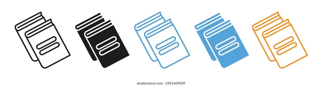 Stack of books icon symbolizing academic and literary resources for learners