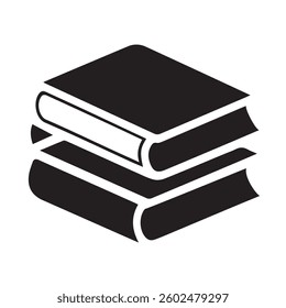 stack of books isolated on a white background
