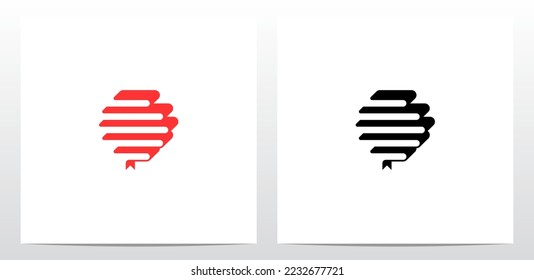 Stack Of Books Letter Logo Design O 