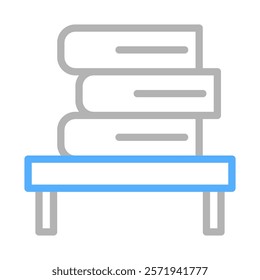 Stack of books on a table. Concept of education, learning, and knowledge.