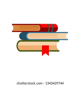 Stack of books. Pile of encyclopedias. Can be used for topics like bookstore, library, education