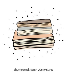 stack of books. reading. fairy tales. education. school.
