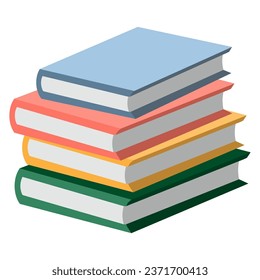 stack of books for studying and reading