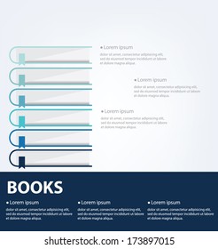 stack of books vector