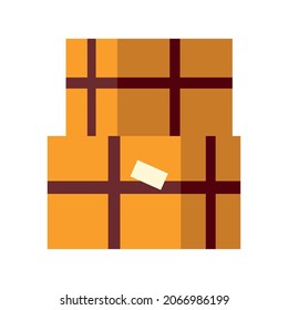 stack of boxes delivery icon