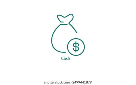 Stack of Cash Money Vector Icon