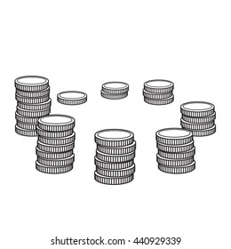 stack of coins