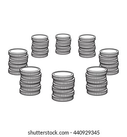 stack of coins