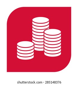 Stack of coins icon