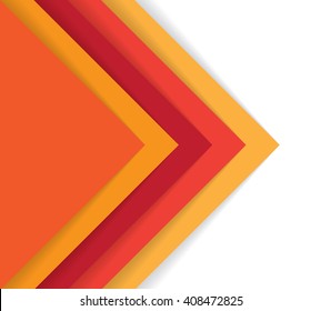 Stack of colorful papers