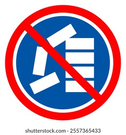 Stack Correctly Symbol Sign, Vector Illustration, Isolate On White Background Label.EPS10