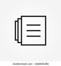 stack document icon design vector illustration