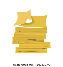stack of documents isolated icon