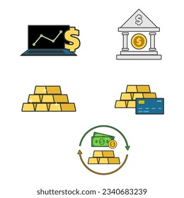Stack of dollar bills in a gold money clip
Coins spilling out of a treasure chest
Man counting his money in a bank vault
Woman holding a wad of cash in her hand
Gold bar in a safe deposit box