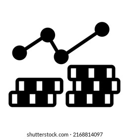 stack exchanging Finance Related Vector Line Icon. Editable Stroke Pixel Perfect.