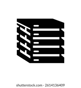 Stack of Files Representing Documents and Archive