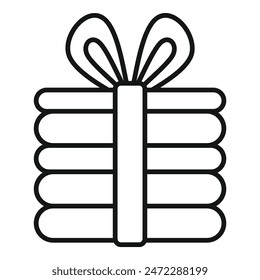 Stack of fluffy towels is tied with a ribbon, making them a perfect gift for a housewarming party