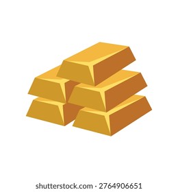 Stack of Gold Bars. Wealth Concept Gold Bars. Gold Bullion Stack. Luxury Gold Bars. 