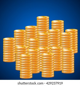 stack of gold coins