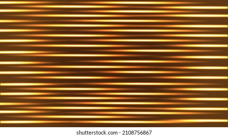 Stack of gold ring wallpaper. Golden metallic stripes on bright background.