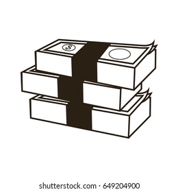 stack of money, abundance bank business