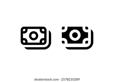 Stack of Money Icon for Finance Concepts vector