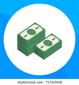 Stack of money vector