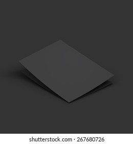 Stack of pages. Business mockup template. Presentation of your branding and identity design. Vector Illustration EPS10.