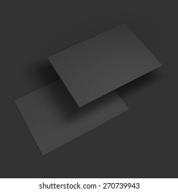 Stack of pages. Business mockup template. Presentation of your branding and identity design. Vector Illustration EPS10.